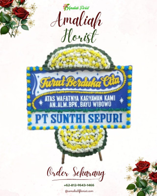 Papan Bunga Duka di Tanjung Raya