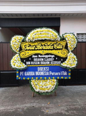 Papan Bunga Duka di Tanjung Raya